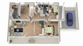 3D-Grundriss - EG - 