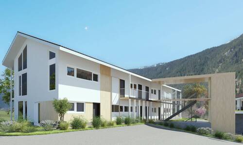 Ansicht Haus Süd links - ***Vorvertrieb! Gut Thoma - KfW 40 QNG! praktische 3 Zi. Wohnung***