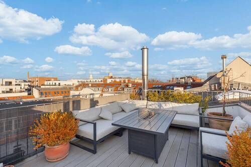 Gemütliche Aufdachterrasse - 