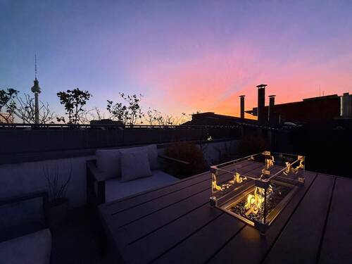 Gemütliche Aufdachterrasse - 