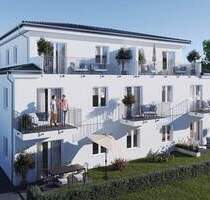 Effizienzhaus 40: Moderne 2-Zimmer-Wohnung im 1. Obergeschoss - Landau an der Isar