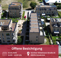 Lichtdurchflutete 4-Zimmer Wohnung mit Loggia - Osnabrück Atter