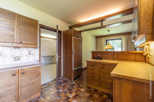 Blick in die offene Wohnküche - 