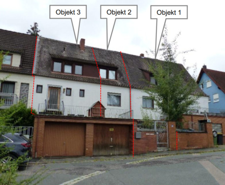 Ansicht - Zwangsversteigerung! 2-Familienhaus mit Garagen in Oberasbach-Altenberg
