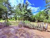 Gartenansicht gepflasterte Terrasse - 