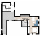 GRUNDRISS - 2 Zimmer Etagenwohnung in Tuttlingen