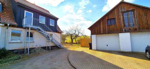 Außenansicht.jpg - Doppelhaushälfte zum Kaufen in Frankenberg