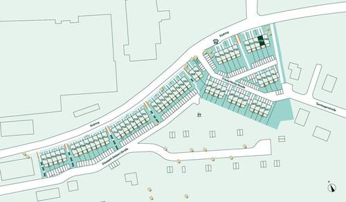 Lage des Reihenhauses im Quartier - 