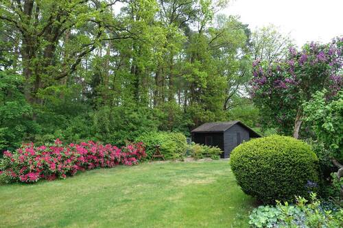 Garten, Schuppen, Waldrand - 