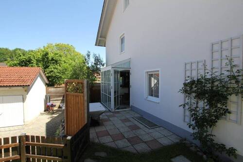 Blick zum Erker - Terrasse - 