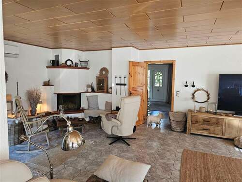 Wohnzimmer mit Kamin - 