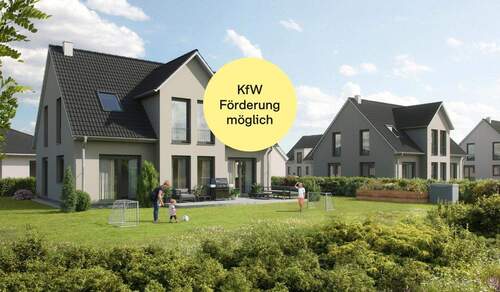 Energieeffiziente Häuser - bestens geeignet als Zweitwohnsitz_KfW - Einfamilienhaus mit 2 Etagen und im großzügigen Garten