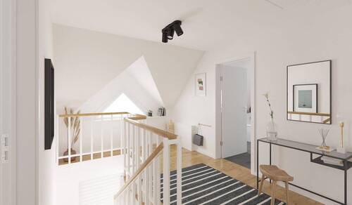 Offener Flur im Dachgeschoss - 