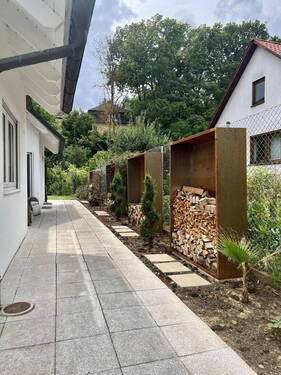 Garten hinter dem Haus - Einfamilienhaus mit 188,00 m&sup2; in Schweinfurt zum Kaufen