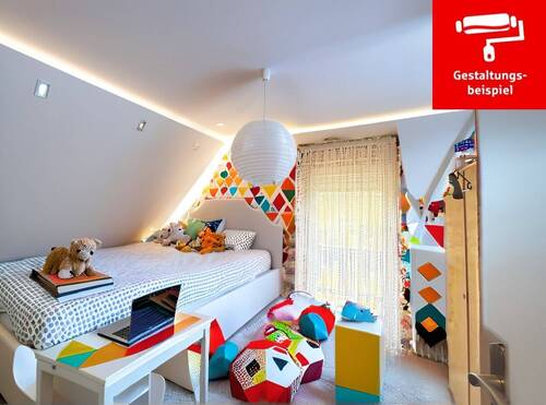 Kinderzimmer/Büro - Einrichtungs-/Renovierungsbeispiel - 