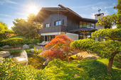 Gartenansicht Haus - 5 Zimmer Einfamilienhaus zum Kaufen in Riegsee