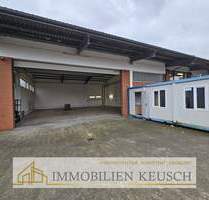 Große Lagerhalle mit elektr. Rolltor und Containerbüro in Gewerbegemeinschaft-Nähe Autobahnauffahrt - Achim