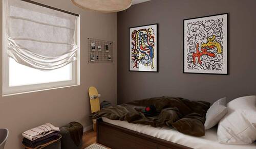 In diesem schönen Kinderzimmer kann man sich voll - 