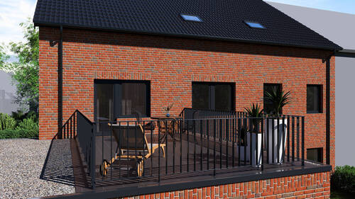 Dachterrasse - Etagenwohnung mit 128,00 m² in Borken zum Kaufen