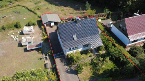 Luftbildaufnahme 1 - 4 Zimmer Einfamilienhaus zum Kaufen in Möckern