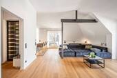 Wohnzimmer - 3 Zimmer Etagenwohnung zum Kaufen in München
