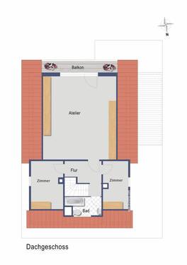Dachgeschoss (Darstellung und Maßangaben sind ohne Gewähr) - 