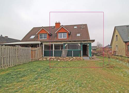 Rückansicht - 4 Zimmer Doppelhaushälfte zur Miete in Todesfelde