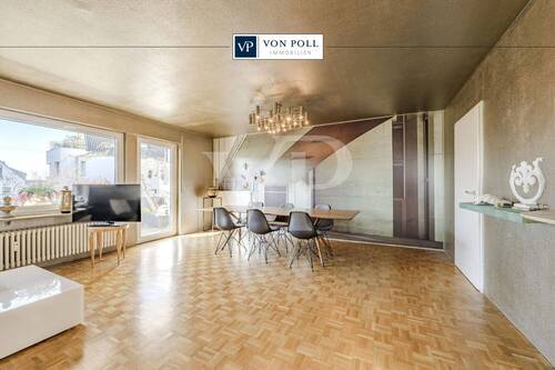 Titelbild - Stilvolle 2,5 Zimmer-Wohnung mit zwei sonnigen Balkonen, großzügigem Wohnbereich und TG-Stellplatz!