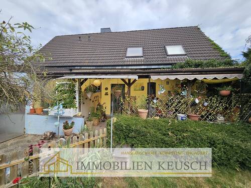 Eingangsbereich mit überd. Terrasse EG - 