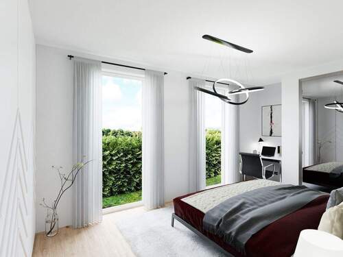 Visualisierung Schlafen - 4 Zimmer Etagenwohnung in Röthenbach an der Pegnitz