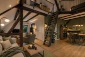 Wohnbereich Abendstimmung - KI generiert - 7 Zimmer Einfamilienhaus in Eggenstein-Leopoldshafen / Eggenstein