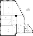 Grundriss Wohnung Dachgeschoss - 