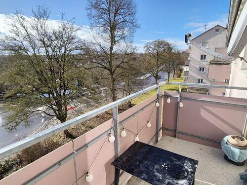 Blick vom Balkon - Etagenwohnung mit 53,60 m&sup2; in Ehingen (Donau) zum Kaufen