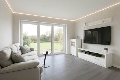 Wohnung 1 - Wohnzimmer - Mehrfamilienhaus, Wohnhaus mit 192,00 m&sup2; in Coesfeld zum Kaufen