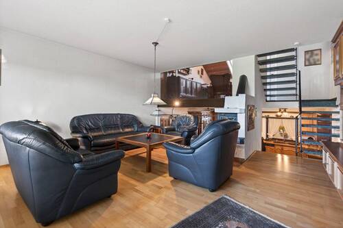 Wohnzimmer Ansicht 2 - 4 Zimmer Reihenendhaus in Marxzell / Burbach