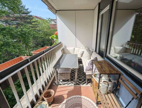 Loggia - 4 Zimmer Etagenwohnung zur Miete in Köln