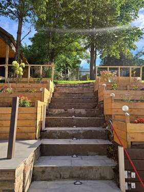 Neuer Garten im Sommer - 