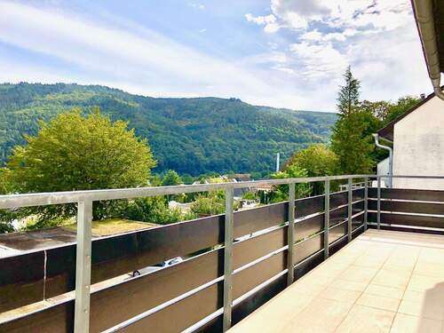 Balkonaussicht - 6 Zimmer Reihenendhaus zur Miete in Heidelberg