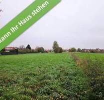 Familienleben auf einer Ebene im kommenden Baugebiet in Wendeburg.