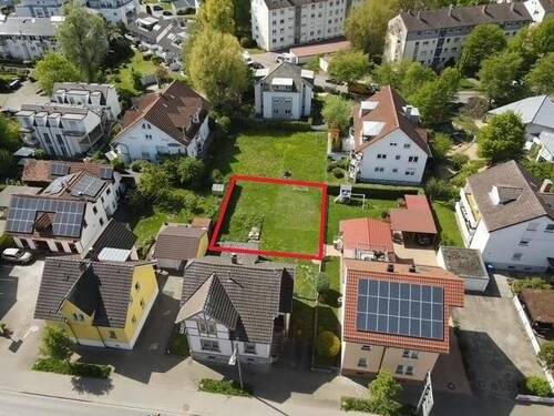 Drohnenansicht Baugrundstück - 