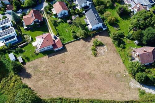 Luftbild vom Grundstück - 7 Zimmer Einfamilienhaus in Dießen