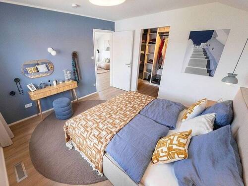 Beispiel Schlafzimmer mit Ankleidezimmer - 