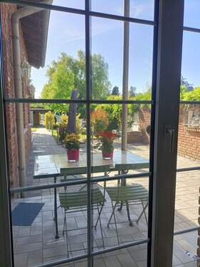 Blick aus dem Haus - 