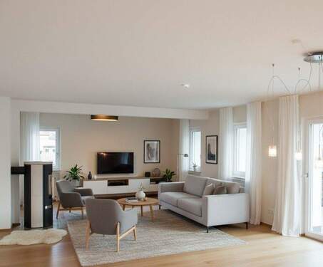 Wohnbereich visualisiert - 