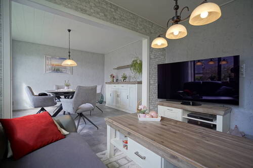 Wohnzimmer - 7 Zimmer Einfamilienhaus in Geestland