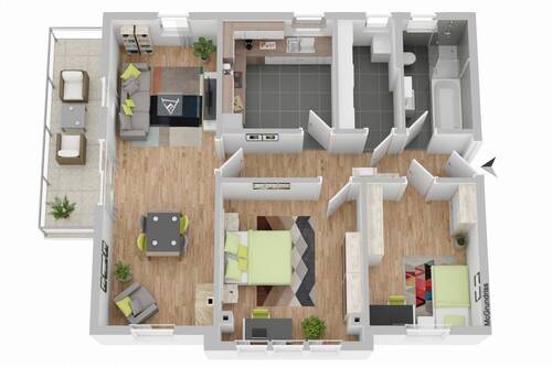 _Zechenhaus_1_OG_1_0_0_jpg.jpg - 3 Zimmer Etagenwohnung zum Kaufen in Ilmenau