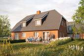 Visualisierung Rückseite - 3 Zimmer Doppelhaushälfte in Wrixum