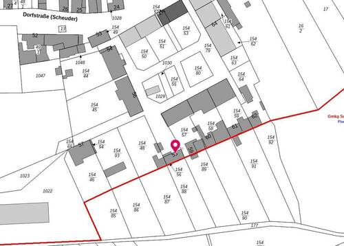 Lageplan Scheuder - Provisionsfreies Baugrundstück in Scheuder