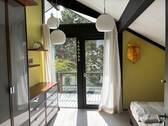 Schlafzimmer mit Gartenblick - 