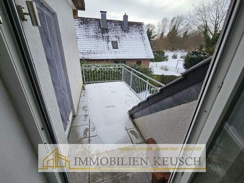 Balkon 2 via Bad und Schlafzimmer - 